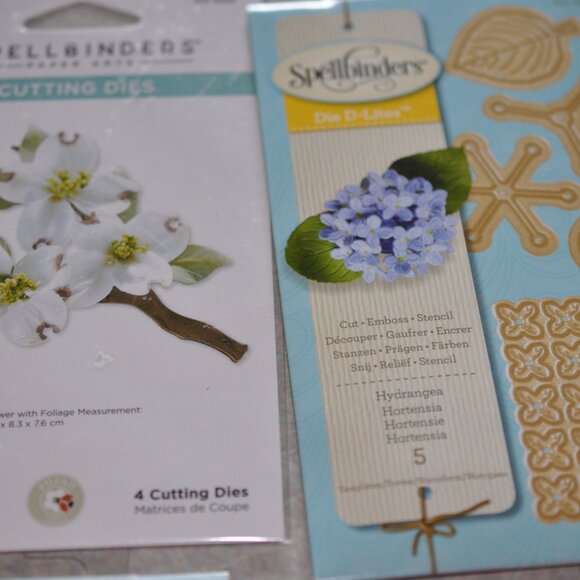 Spellbinders flower die sets lot of 4 - Picture 2 of 3